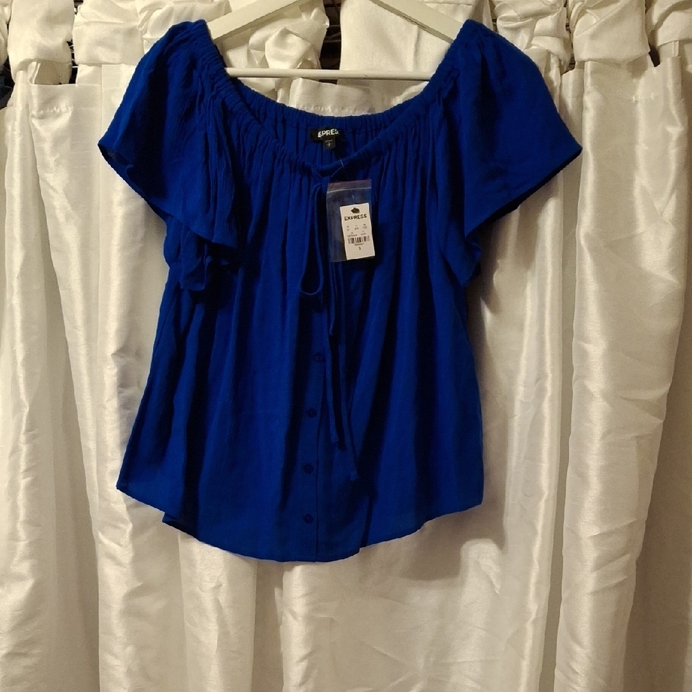 Express Blue Women's Top S 💙💙💙💙